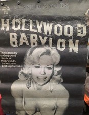 Vintage 1976 Kenneth Anger Hollywood Babylon Promo Poster Jayne Mansfield 24x34 picture