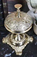 Vintage Antique Style Ornate Baroque Victorian Front Desk Hotel Counter Bell picture
