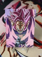 Dragon Ball Super Goku Black Art Card 1/1 Hand Painted Art Card picture