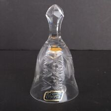 Vintage Violetta Hand Cut 24% Lead Crystal Bell Made In Poland picture