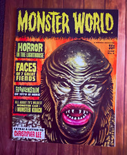 Vintage Horror Magazine Lot -  Famous Monsters, Monster World, etc picture