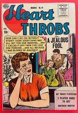 HEART THROBS # 41  (1956)  QUALITY publ. - ROMANCE Comic Book picture