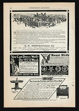 1910 COME-PACKT Furniture AD~VELVET TOBACCO~J-M Asbestos~BF GOODRICH PLANT/Akron picture
