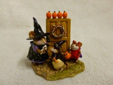 Wee Forest Folk Welcome Trick or Treaters Halloween LE m-280a Retired picture