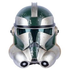 Xcoser Star Wars Clone Commander Gree Helmet Cosplay Prop Replica Halloween Gift picture