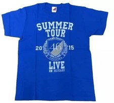 Nogizaka46 T-Shirt Blue XL 2015 Summer Tour Miyagi Japan Authentic picture