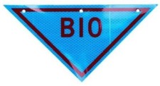 US Military Battlefield Bio Hazard Warning Sign - NBC Biological picture