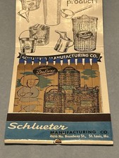 🔥🔥 Rare Full Unstruck Giant Feature Matchbook Arctic Boy Water Coolers 🔥🔥 picture