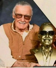 Signed Autograph  BRONZE STAN LEE 1:1 LIFESIZE BUST GRAIL MARVEL COMICS STATUE picture