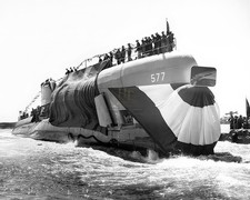 Portsmouth Navy Yard Launch of USS Growler SSG-577 8x10 Glossy Print HT4136964 picture