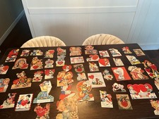 Vintage Valentines Lot Of 51 1930S To The 1960s picture