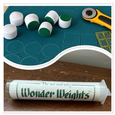 Vintage Wonder Weights Pattern Cutting Weights Complete Set w/ Original Tube NWT picture