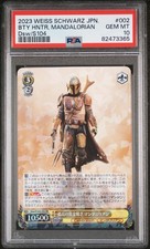 2023 Weiss Schwarz Disney 100 PSA 10 Bounty Hunter Mandalorian JPN #Dsw/S104-002 picture