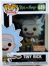 Funko POP Animation #489 Rick & Morty TINY RICK w/ Guitar - Box Lunch Exclusive picture