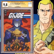 CGC 9.8 SS GI Joe Saturday Morning Adventures #1 signed by Bell & Houser picture