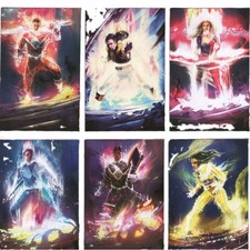 Mighty Morphin Power Rangers #40 Griffiths Virgin Variant Complete Set White Red picture
