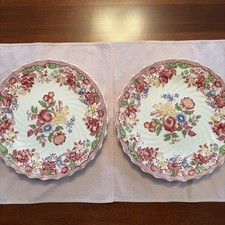 Vintage Copeland Spode Spode’s Bouquet Dinner Plates 10.5” Set of 2 - Beautiful picture