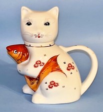 Porcelain Cat with Fish Pitcher/Creamer - China picture