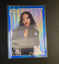 2026 Topps Chrome x Jennie #11 Jennie Blue Refractor /125 Blackpink SHORT PRINT picture