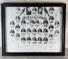 1931 St. Louis Cardinals Team Picture Dizzy Dean Breadon Rickey Mancuso Framed picture