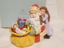 Partylite Jolly Santa Tea Light Candle Holder Figurine P8569  W/Box picture