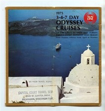 Sun Line 1975 Odyssey Cruises Brochure Deck Plans Stella Solaris Oceanis Maris  picture