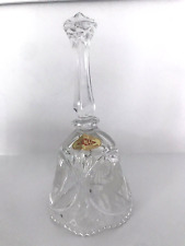 Vintage ArtMark Unicorn Horse Lable Bell 24% Lead Crystal W. Germany picture