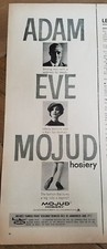 1958 Mojud  womens nylon Hosiery stockings Adam strong Eve feminine ad picture