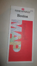 Rand McNally Boston MA. 1991 Map picture