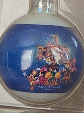 VTG Disney Happiest Homecoming On Earth 50th Anniversary Christmas Ornament picture