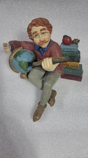 Vintage Shenandoah Designs A Keeper Teacher Figurine with Globe and Book picture