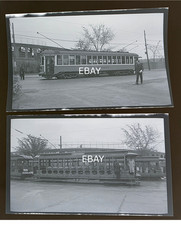 1940 Connecticut Co. No. 1929, 1414 Trolley Yale Bowl New Haven Photo Negatives picture