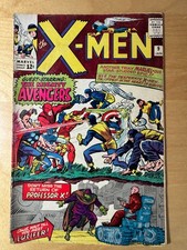 X-Men (1963) #9 1965 Marvel Silver Age Comic Book - Avengers crossover picture