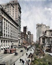 1919 6th AVE NEW YORK * Color Tinted 8x10 Borderless Photo picture