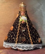 Virgin of Soledad Oaxaca Patron Saint Mexico Clay / Resin Velvet picture