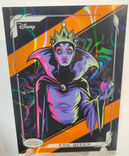 Evil Queen 2026 Topps Chrome Disney Neon Villains Orange Lava 12/25 SSP NV-5 picture