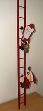 House of Lloyd Up The Ladder 1991 Wooden Santa Elf Climbers Wood Christmas Decor picture