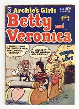 Archie's Girls Betty and Veronica #3 GD+ 2.5 1951 picture