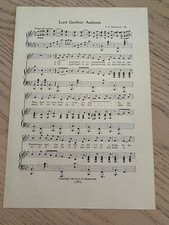 VTG AMHERST COLLEGE song Sheet- 