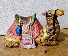 VTG Kirkland Signature Porcelain Nativity Set Replacement Wiseman Camel Laying picture