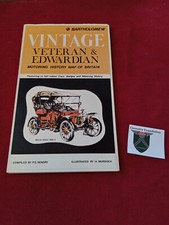 Bartholomew's Vintage Veteran & Edwardian Motoring History Map Of Britain picture