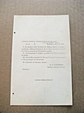  SITKA ALASKA TERRITORY US GRANT MILITARY ORDER 1868 picture