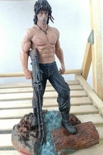 Rambo 1st Blood Resin Sculpture Statue Model Kit  Unpainted/Unassembled picture