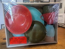 Vintage Lady Arnold Arnoldware-Rogers 16 piece Dinnerware set sealed in box NOS picture