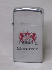 vintage ZIPPO lighter vibrant red blue double lion Monarch logo 1967 picture