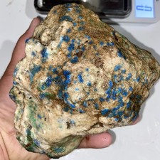 5 Pounds 8.18 Oz Azurite Malachite Huge Lapidary Rough Stone picture