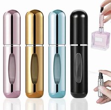 4PCS 5ml Refillable Perfume Atomizer Travel Spray Bottles Leakproof Mini Set picture