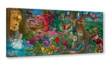 Disney Fine Art Treasures On Canvas-Wonderland-Alice In Wonderland- Jared Franco picture