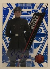 2016 Topps Star Wars High Tek Auto Blue /75 Sebastian Armesto Lieutenant Mitaka picture