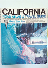 Thomas Bros Maps 1983 California Road Atlas & Travel Guide Map picture